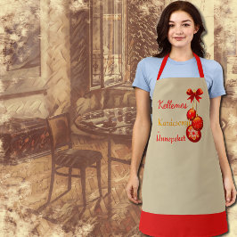 ハンガリーのクリスマスの挨拶 エプロン