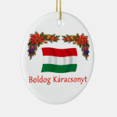 ハンガリーのクリスマス セラミックオーナメント (右)