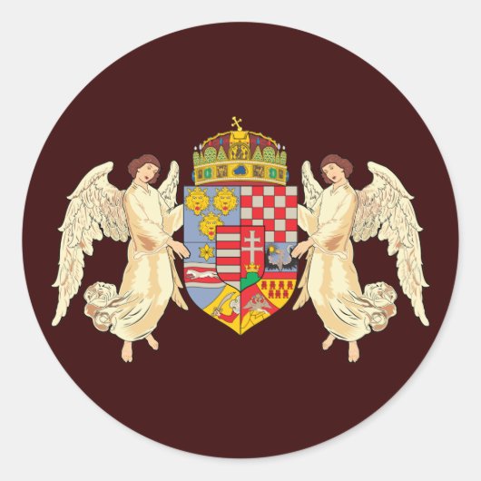 ハンガリーのコート・オブ・アームズ ラウンドシール (正面)