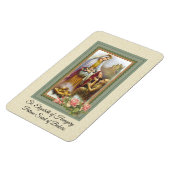 ハンガリーのパトロン聖人ベーカーズの聖エリザベス マグネット (左側)