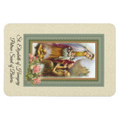 ハンガリーのパトロン聖人ベーカーズの聖エリザベス マグネット (横)