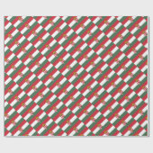 ハンガリーのフラッグコートアームラッピング紙 ラッピングペーパー (フラット)