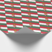 ハンガリーのフラッグコートアームラッピング紙 ラッピングペーパー (角)