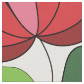 ハンガリーのフローラ動機 ファブリック (クローズアップ)