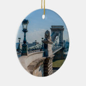 ハンガリーのブダペストにあるシェヘンイーチェーンブリッジ セラミックオーナメント (右)