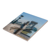 ハンガリーのブダペストにあるシェヘンイーチェーンブリッジ タイル (側面)