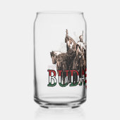 ハンガリーのブダペストの英雄 ガラス缶 (正面)