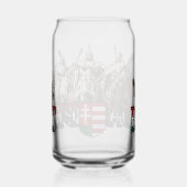 ハンガリーのブダペストの英雄 ガラス缶 (右)