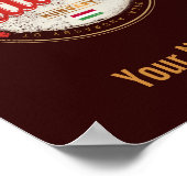 ハンガリーのブダペスト ヴィンテージ議会デザイン ポスター (角)