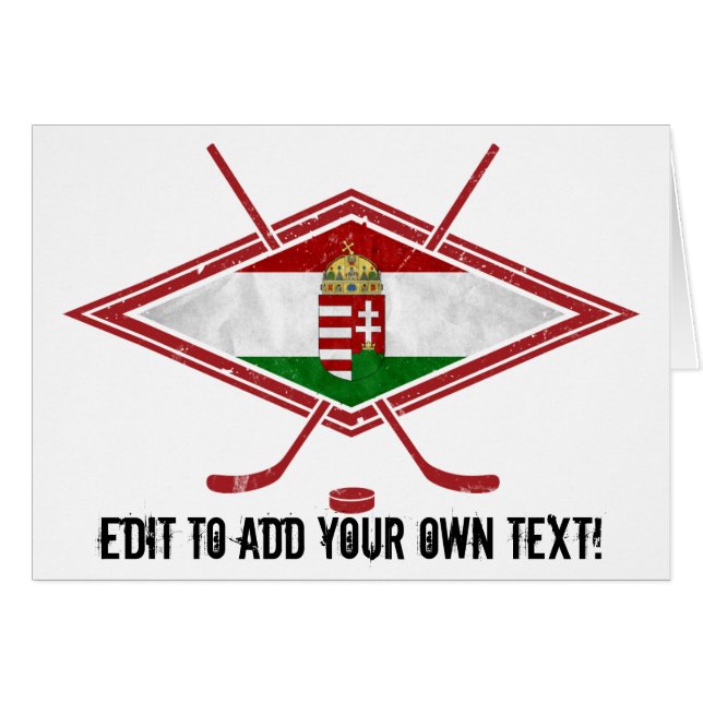 ハンガリーのマグヤールホッケーロゴ (正面横)