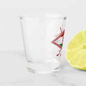 ハンガリーのマグヤールホッケーロゴ ショットグラス (左)