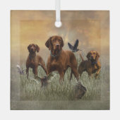 ハンガリーのヴィツラの多才な貴族 ガラスオーナメント (正面)