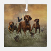 ハンガリーのヴィツラの多才な貴族 ガラスオーナメント (裏面)