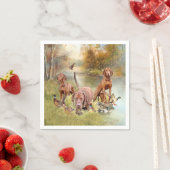 ハンガリーのヴィツラの多才な貴族 スタンダードカクテルナプキン (インサイチュ)