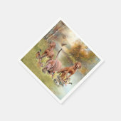 ハンガリーのヴィツラの多才な貴族 スタンダードカクテルナプキン (角)