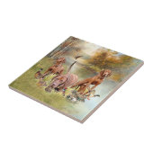 ハンガリーのヴィツラの多才な貴族 タイル (側面)