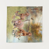 ハンガリーのヴィツラの多才な貴族 タペストリー (正面(横))