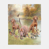 ハンガリーのヴィツラの多才な貴族 フリースブランケット (正面)