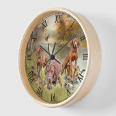 ハンガリーのヴィツラの多才な貴族 壁時計 (傾斜)