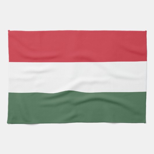 ハンガリーの国旗 キッチンタオル (横)