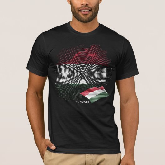 ハンガリーの国旗 Tシャツ (正面)