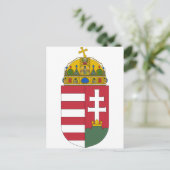 ハンガリーの国章 ポストカード (スタンド正面)