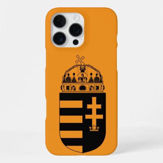 ハンガリーの国章 iPhoneケース (裏面)
