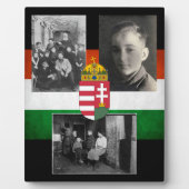 ハンガリーの家族（写真3枚） フォトプラーク (正面)