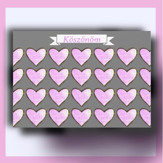 ハンガリーの感謝カード サンキューカード