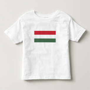 ハンガリーの旗 トドラーTシャツ