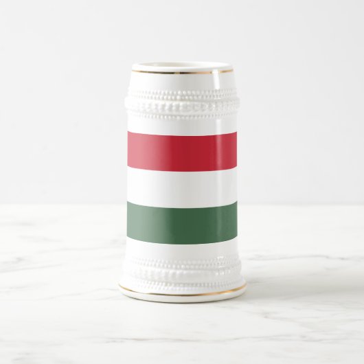 ハンガリーの旗 ビールジョッキ (中央)