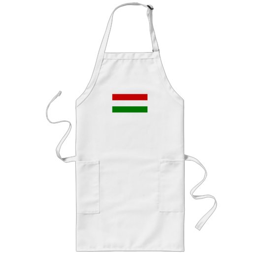 ハンガリーの旗 ロングエプロン (正面)