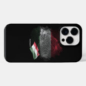 ハンガリーの旗 iPhoneケース (裏面横)