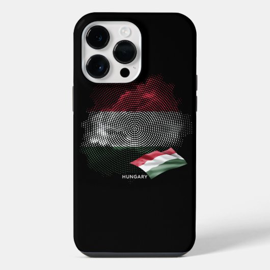 ハンガリーの旗 iPhoneケース (裏面)