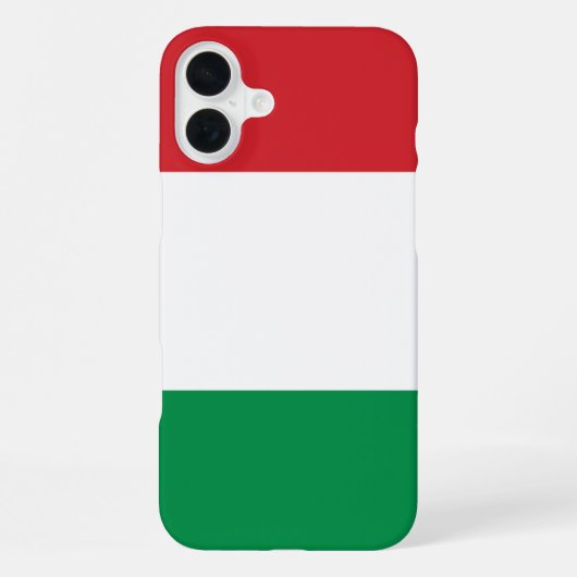 ハンガリーの旗 iPhoneケース (裏面)