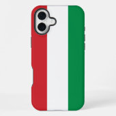 ハンガリーの旗 iPhoneケース (裏面)