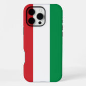 ハンガリーの旗 iPhoneケース (裏面)