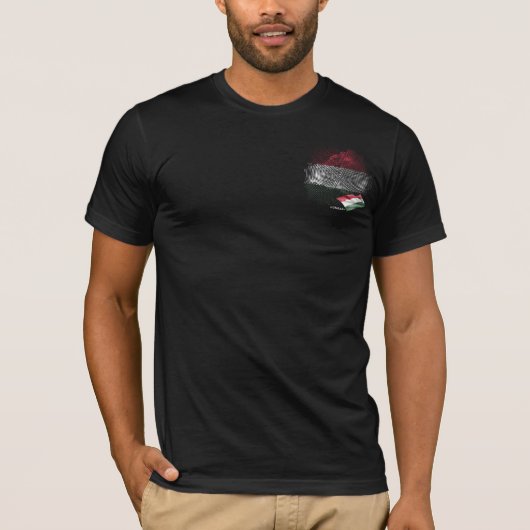 ハンガリーの旗 Tシャツ (正面)