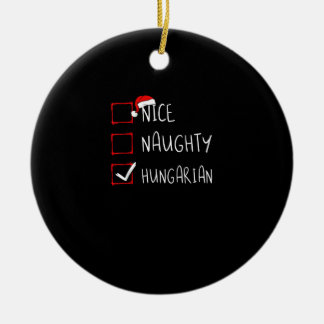 ハンガリーの楽しいクリスマスの伝統 セラミックオーナメント