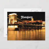 ハンガリーの橋 ポストカード (正面/裏面)