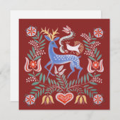 ハンガリーの民俗芸術 招待状 (正面/裏面)