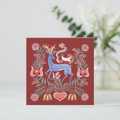 ハンガリーの民俗芸術 招待状 (スタンド正面)