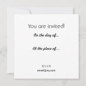 ハンガリーの民俗芸術 招待状 (裏面)