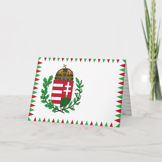 ハンガリーの海軍艦旗 カード (正面)