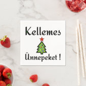 ハンガリーの祝日の挨拶 スタンダードカクテルナプキン (インサイチュ)