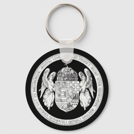 ハンガリーの紋章ハンガリーのギフト キーホルダー (正面)