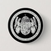 ハンガリーの紋章ハンガリーのギフト 缶バッジ (正面)