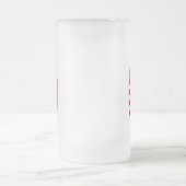 ハンガリーの紋章 フロストグラスビールジョッキ (中央)