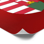 ハンガリーの紋章 ポスター (角)