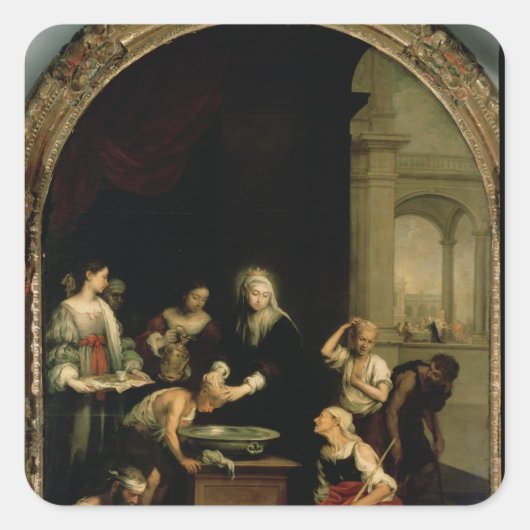 ハンガリーの聖エリザベス スクエアシール (正面)